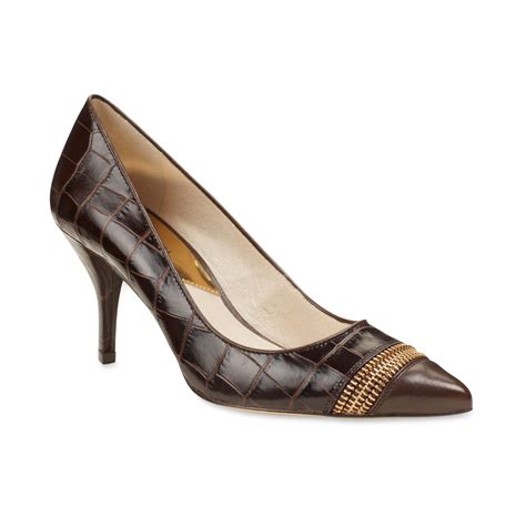 michael kors brown pumps